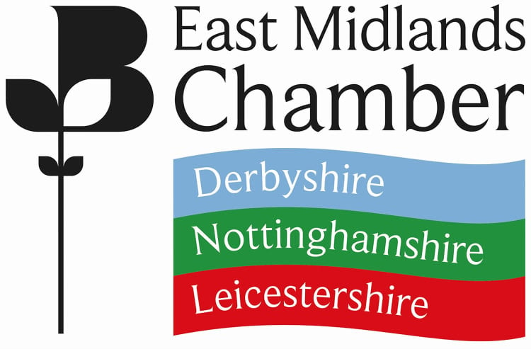 Image shows the logo of the East Midlands Chamber of Commerce